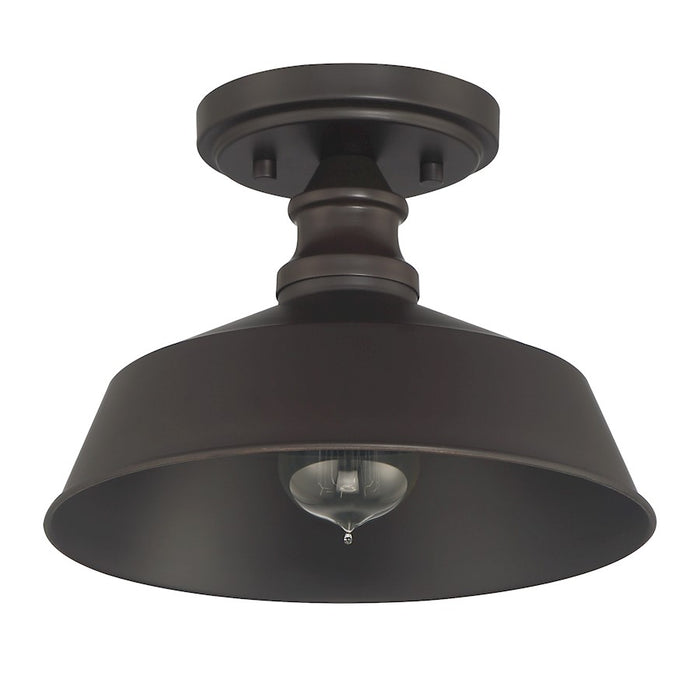 Meridian Vintage 1 Light Semi Flush