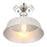 Meridian Vintage 1 Light Semi Flush