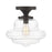 Savoy House 1-Light 12" Ceiling Light, Oil Rubbed Bronze/Curved - M60069ORB