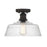 Meridian Vintage 1 Light 13" Semi Flush Mount