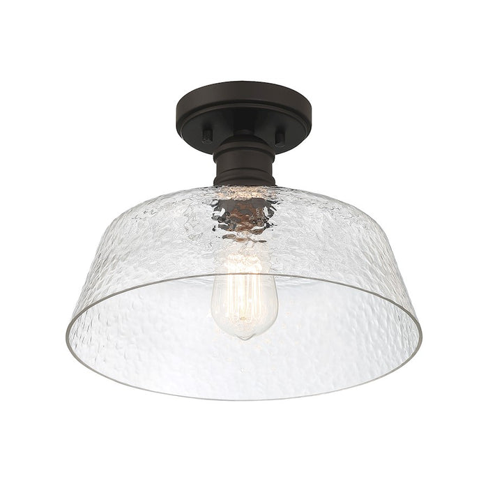 Meridian Vintage 1 Light 13" Semi Flush Mount