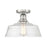 Meridian Vintage 1 Light 13" Semi Flush Mount