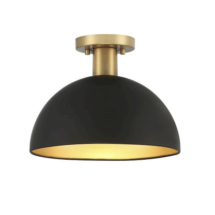 Meridian Vintage 1 Light Semi Flush Mount