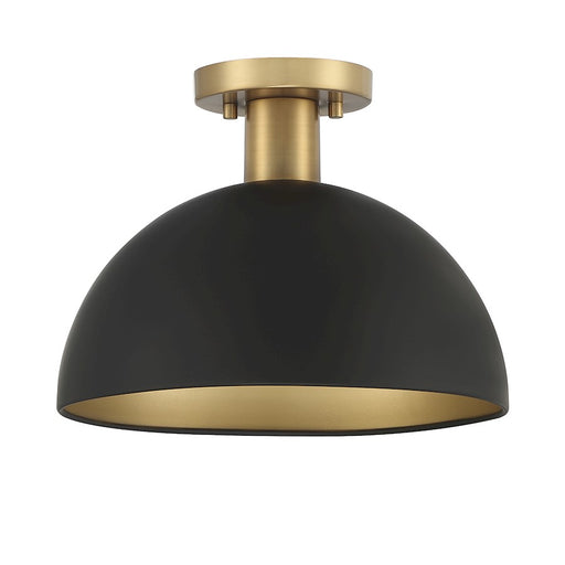 Meridian Vintage 1 Light Semi Flush Mount