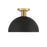 Meridian Vintage 1 Light Semi Flush Mount