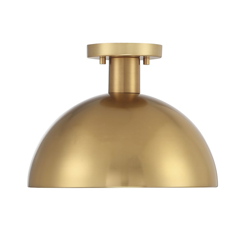 Meridian Vintage 1 Light Semi Flush Mount