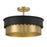 Savoy Meridian 3 Light Semi-Flush Mount