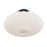 Savoy House Meridian 1Lt Ceiling Light, Black/White Strie