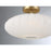 Savoy House Meridian 1Lt Ceiling Light, Natural Brass/White Strie