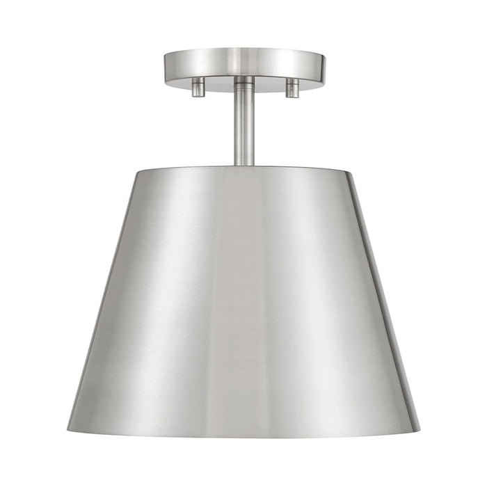 Savoy House Meridian 1Lt Ceiling Light, Brushed Nickel