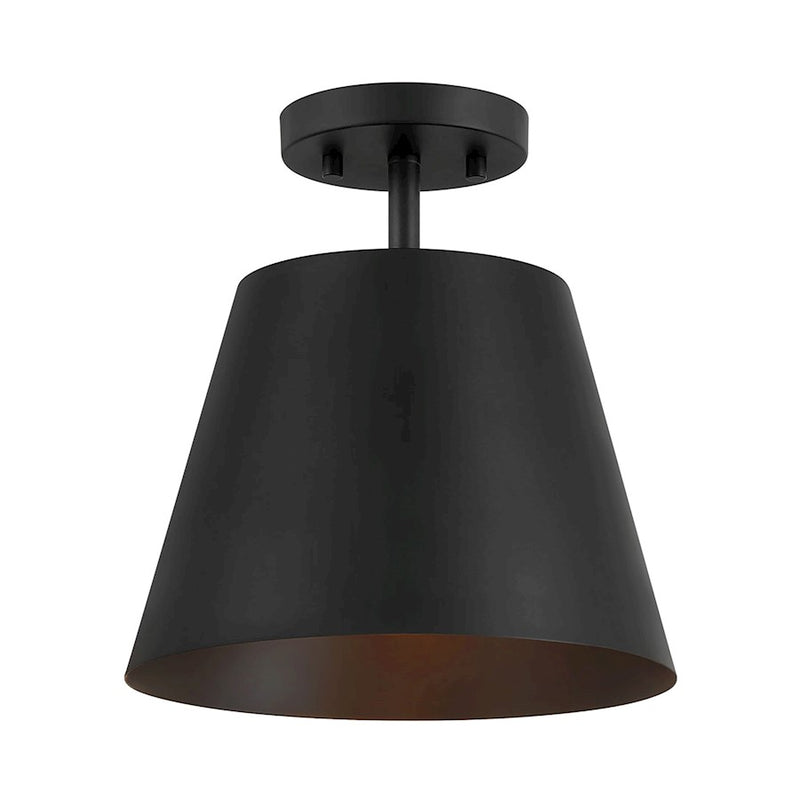 Savoy House Meridian 1Lt Ceiling Light, Black