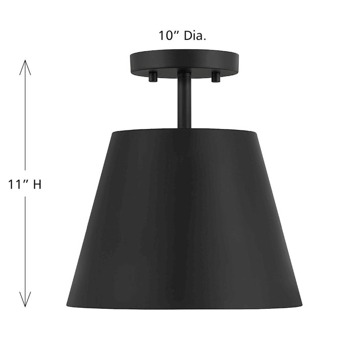 Savoy House Meridian 1Lt Ceiling Light, Black