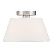 Savoy House Meridian 3Lt Ceiling Light, Brushed Nickel - M60077BN