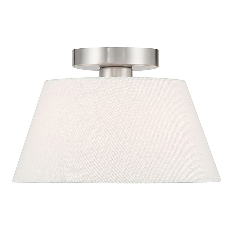 Savoy House Meridian 3Lt Ceiling Light, Brushed Nickel