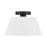 Savoy House Meridian 3Lt Ceiling Light, Black