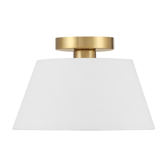 Savoy House Meridian 3Lt Ceiling Light, Natural Brass