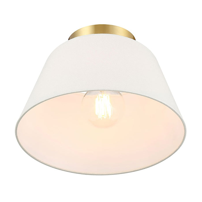 Savoy House Meridian 3Lt Ceiling Light, Natural Brass