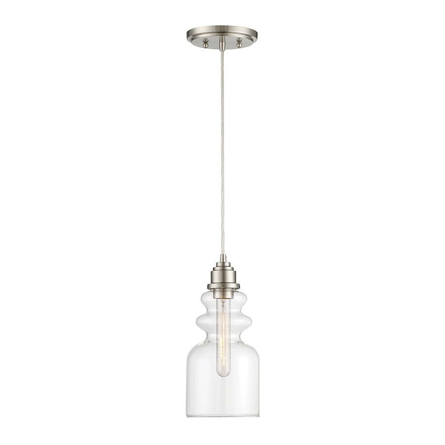 Savoy House 1-Light 10" Mini Pendant, Brushed Nickel - M70018BN