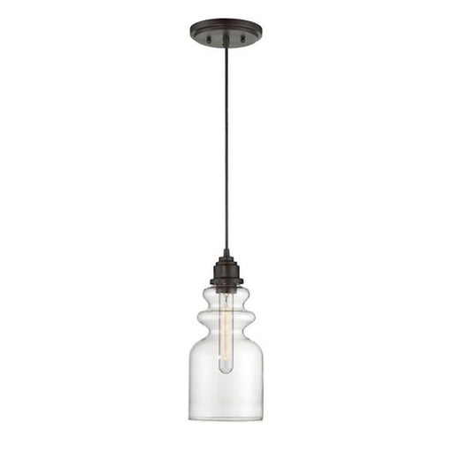 Meridian Industrial 1 Light 10" Mini Pendant