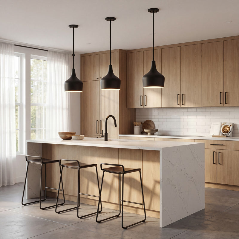 Savoy House 1-Light 14" Pendant, Matte Black