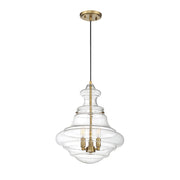 Savoy House 3-Light 18" Pendant, Natural Brass - M70058NB