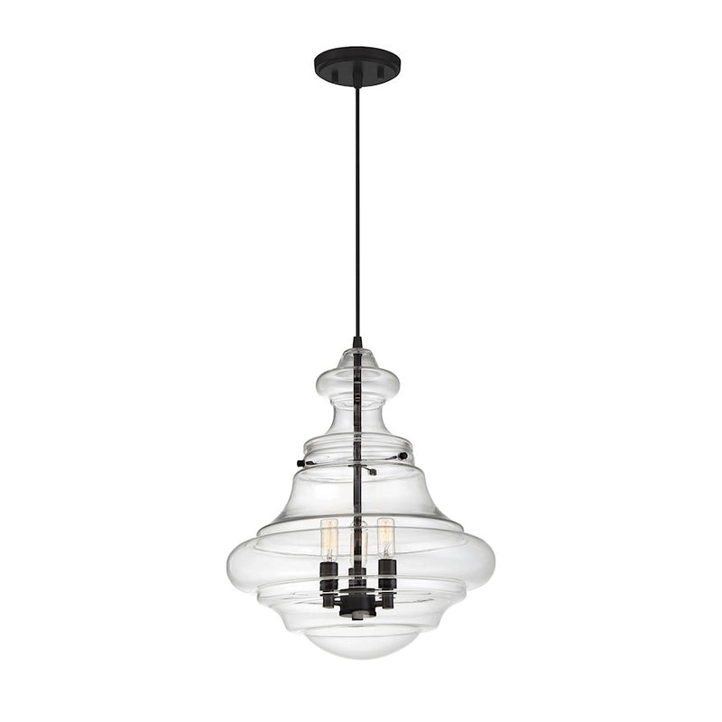Savoy House 3-Light 18" Pendant, Oil Rubbed Bronze