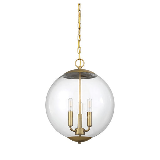 Savoy House 3-Light 17" Pendant, Natural Brass - M70060NB