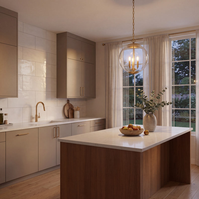 Meridian Modern 3 Light Pendant