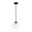 Savoy House 1-Light 8" Orb Mini Pendant, Matte Black - M70067MBK