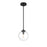 Savoy House 1-Light 8" Orb Mini Pendant, Matte Black