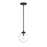 Meridian Industrial 1 Light Mini Pendant