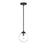 Meridian Industrial 1 Light Mini Pendant