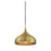 Savoy House 1-Light Plug-In Mini Pendant, Natural Brass - M70075NB