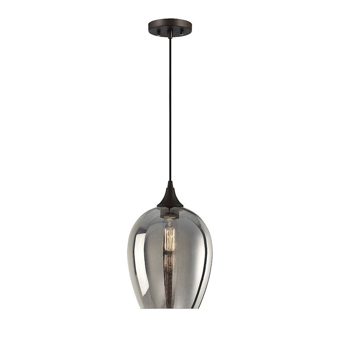 Savoy House 1-Light 15" Mini Pendant, Oil Rubbed Bronze