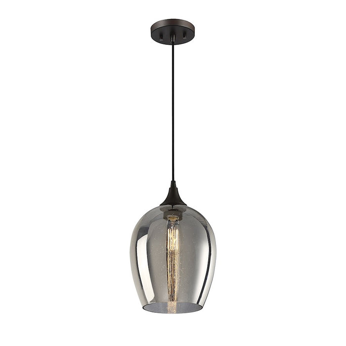 Savoy House 1-Light 15" Mini Pendant, Oil Rubbed Bronze