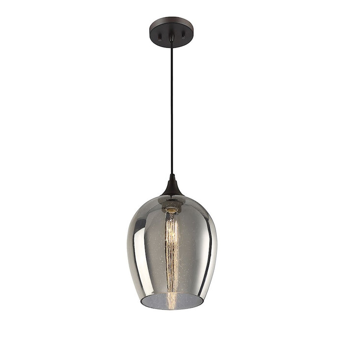 Savoy House 1-Light 15" Mini Pendant, Oil Rubbed Bronze