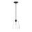 Savoy House 1-Light 12" Pendant, Oil Rubbed Bronze/Clear Cone