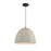 Savoy House 1-Light Pendant, Concrete/Matte Black - M70093CMBK