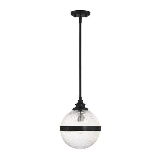 Savoy House 1-Light 10" Mini Pendant, Matte Black - M70100MBK