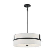 Savoy House 4-Light 20" Pendant, Matte Black - M70102MBK