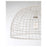 Meridian Modern 1 Light Pendant, White Rattan/White Socket