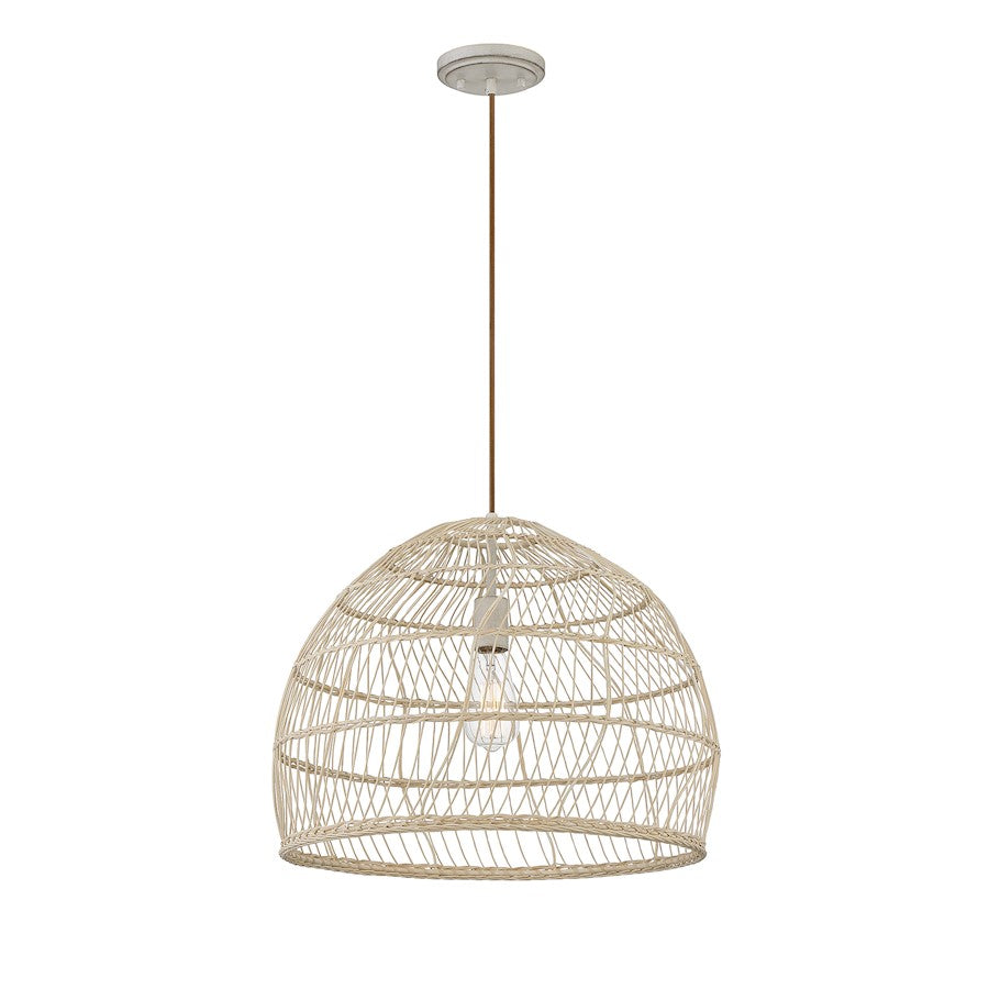 Savoy House 1-Light Pendant, Natural Rattan/A Matching Socket - M70106NR