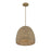 Savoy House 1-Light Pendant, Natural Wicker