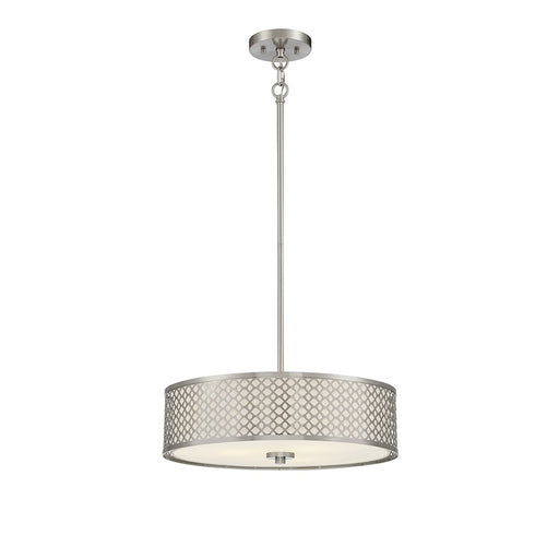 Savoy House 3-Light 5" Pendant, Brushed Nickel - M70108BN