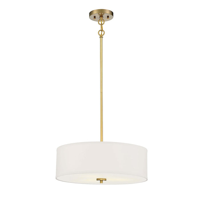 Savoy House 3-Light Pendant, Warm Brass - M70109NB