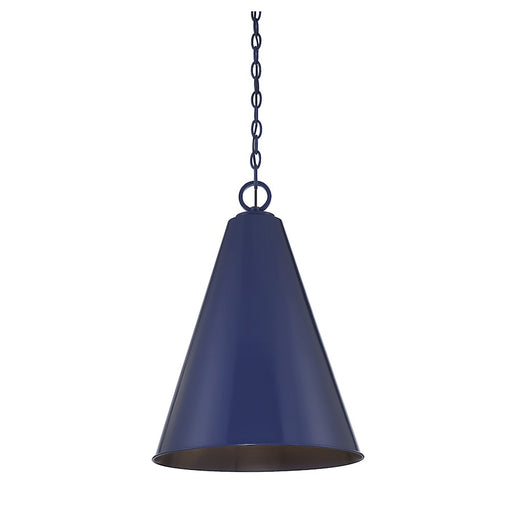 Savoy House 1-Light Pendant, Navy Blue - M70112NBL