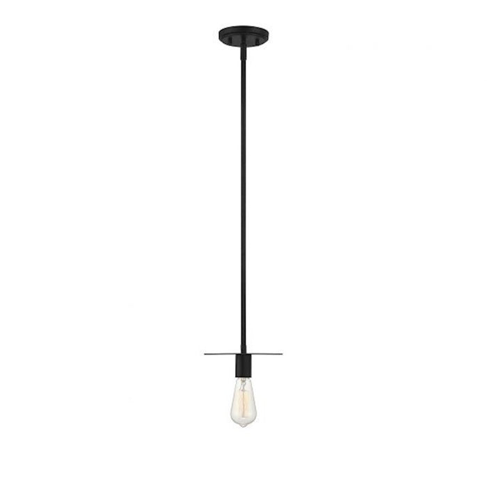 Savoy House 1-Light 8" Mini Pendant, Matte Black - M70113MBK