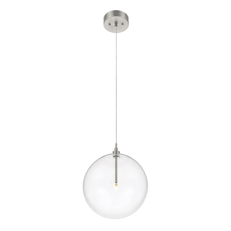 Savoy House 1-Light 14" Pendant, Brushed Nickel