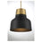 Savoy House 1-Light 18" Pendant, Matte Black/Natural Brass