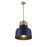 Meridian Vintage 1 Light 18" Pendant